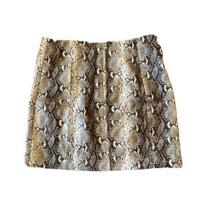Skirt Faux Snake Skin by Wild Honey